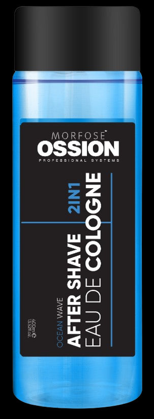 Morfose Ossion 2 in 1 After Shave Eau de Cologne Ocean Wave, 13.52 Fl Oz