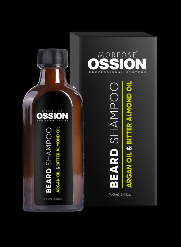Morfose Ossion Bard Care Shampoo Argan and Bitter Almond Oil, 3.4 Fl Oz